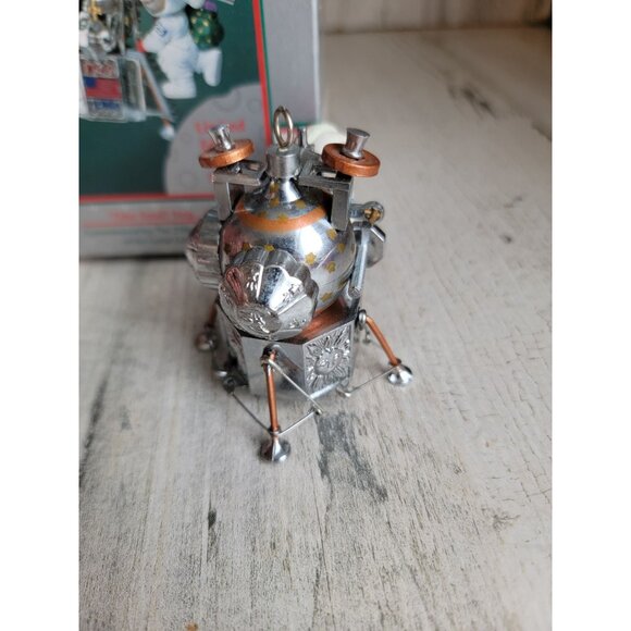 Enesco one small step vintage ornament Xmas moon landing Mouse - Picture 3 of 7